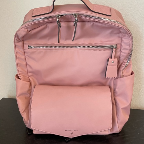 Pink twelve little Peek-a-Boo backpack diaper bag - Picture 8 of 10